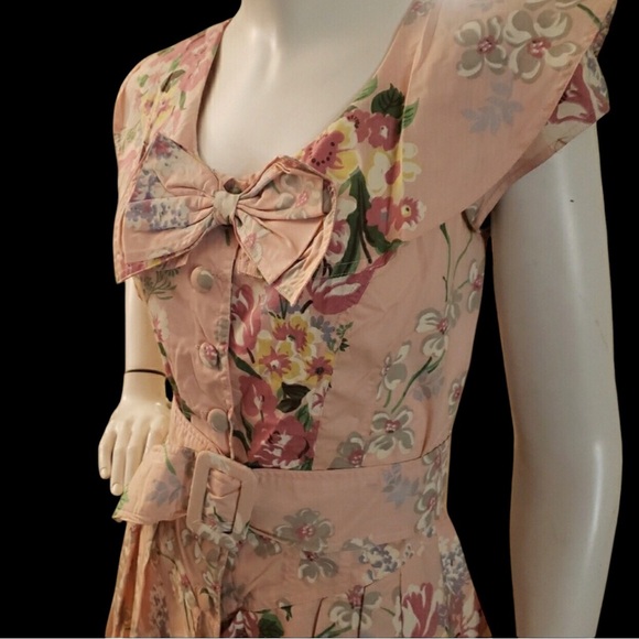 Light Blush Pink (40s style) Floral Garden… - Picture 3 of 7